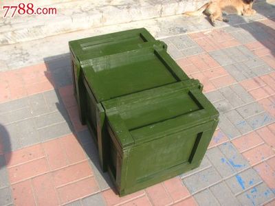 73X49X44厘米军绿木箱军工木箱包装箱军迷藏品